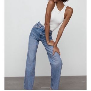 ZARA wide leg jeans